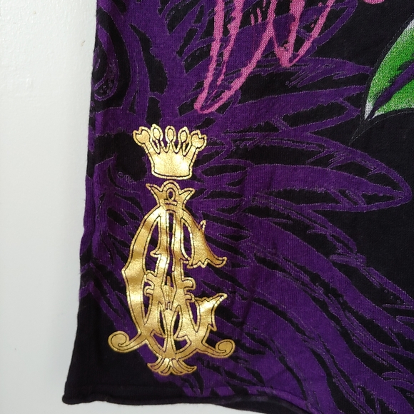 Christian Audigier Los Angeles Knit Tank Top Long Size Large - Picture 12 of 16